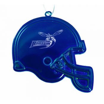 Football Helmet Pewter Christmas Ornament - Delaware State Hornets