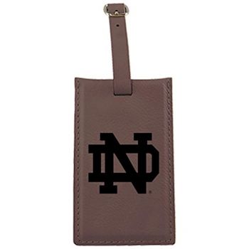 Travel Baggage Tag with Privacy Cover - Notre Dame Fighting Irish
