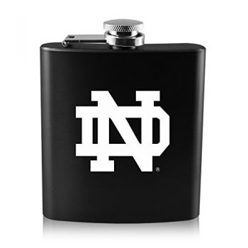 6 oz Stainless Steel Hip Flask - Notre Dame Fighting Irish
