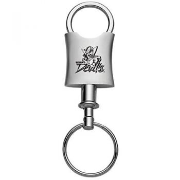 Tapered Detachable Valet Keychain Fob - Mississippi Valley State Bulldogs
