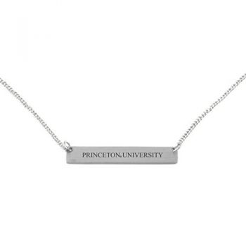 Brass Bar Necklace - Princeton University