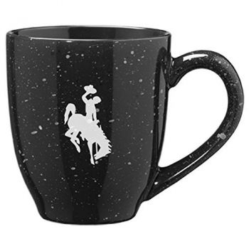 16 oz Ceramic Coffee Mug with Handle - Wyoming Cowboys