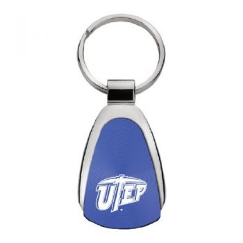 Teardrop Shaped Keychain Fob - UTEP Miners