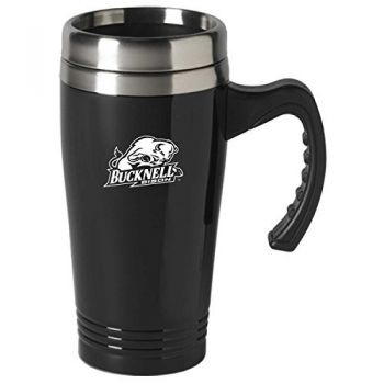 16 oz Stainless Steel Coffee Mug with handle - Bucknell Bison
