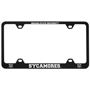 Stainless Steel License Plate Frame - Indiana State Sycamores