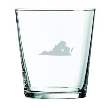 13 oz Cocktail Glass - I Heart Virginia - I Heart Virginia