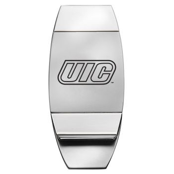 Stainless Steel Money Clip - UIC Flames