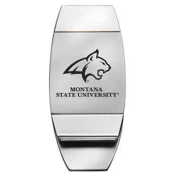 Stainless Steel Money Clip - Montana State Bobcats