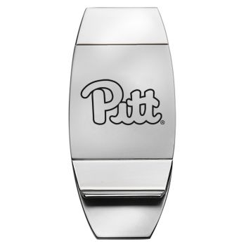Stainless Steel Money Clip - Pittsburgh Panthers