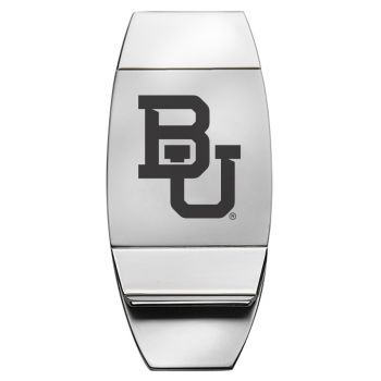 Stainless Steel Money Clip - Baylor Bears