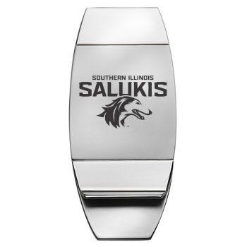 Stainless Steel Money Clip - Southern Illinois Salukis