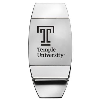 Stainless Steel Money Clip - Temple Owls