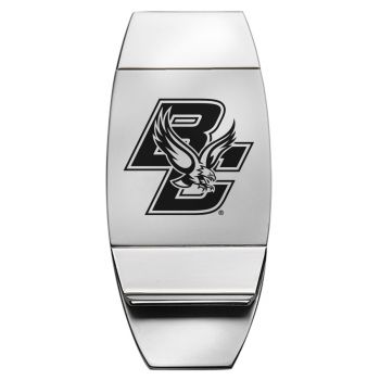 Stainless Steel Money Clip - Boston College Eagles