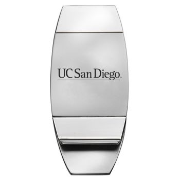 Stainless Steel Money Clip - UCSD Tritons