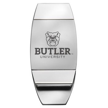 Stainless Steel Money Clip - Butler Bulldogs