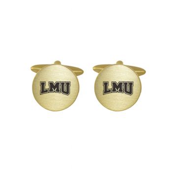 Brushed Steel Cufflinks - Loyola Marymount Lions