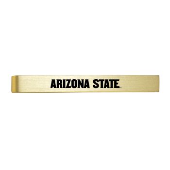 Brushed Steel Tie Clip - ASU Sun Devils