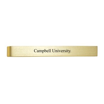 Brushed Steel Tie Clip - Campbell Fighting Camels