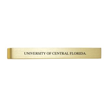 Brushed Steel Tie Clip - UCF Knights