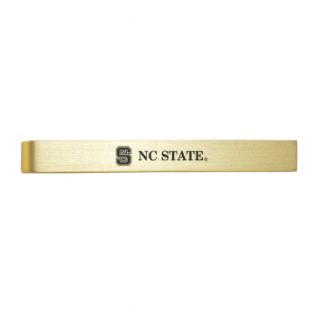 Brushed Steel Tie Clip - North Carolina State Wolfpack
