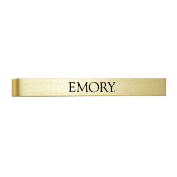 Brushed Steel Tie Clip - Emory Eagles