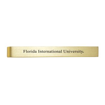 Brushed Steel Tie Clip - FIU Panthers
