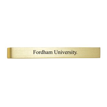 Brushed Steel Tie Clip - Fordham Rams
