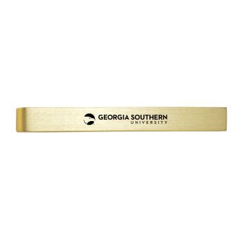 Brushed Steel Tie Clip - Georgia Southern Eagles