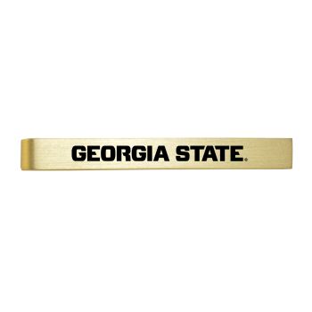 Brushed Steel Tie Clip - Georgia State Panthers