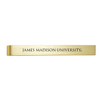 Brushed Steel Tie Clip - James Madison Dukes