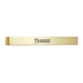 Brushed Steel Tie Clip - San Jose State Spartans
