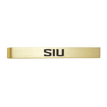 Brushed Steel Tie Clip - Southern Illinois Salukis