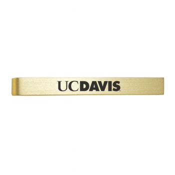 Brushed Steel Tie Clip - UC Davis Aggies