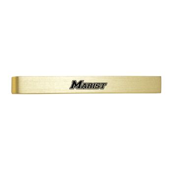 Brushed Steel Tie Clip - Marist Red Foxes