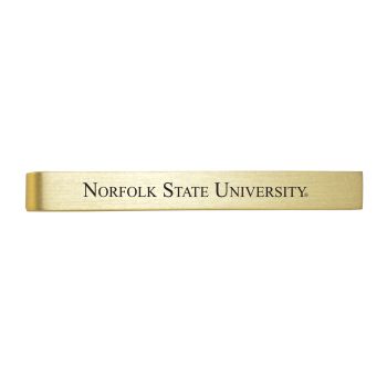 Brushed Steel Tie Clip - Norfolk State Spartans