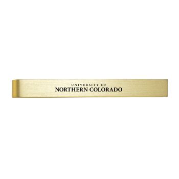 Brushed Steel Tie Clip - Northern Colorado Bears