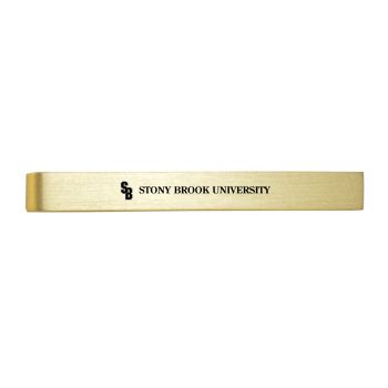 Brushed Steel Tie Clip - Stony Brook Seawolves