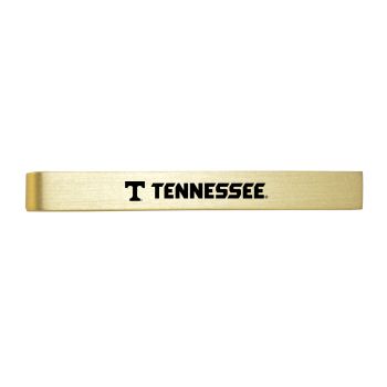 Brushed Steel Tie Clip - Tennessee Volunteers