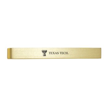 Brushed Steel Tie Clip - Texas Tech Red Raiders