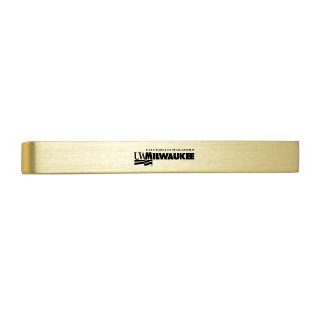 Brushed Steel Tie Clip - Wisconsin-Milwaukee Panthers