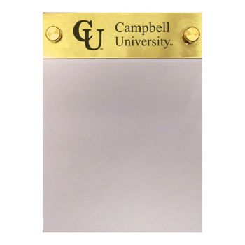 Brushed Stainless Steel Notepad Holder - Campbell Fighting Camels