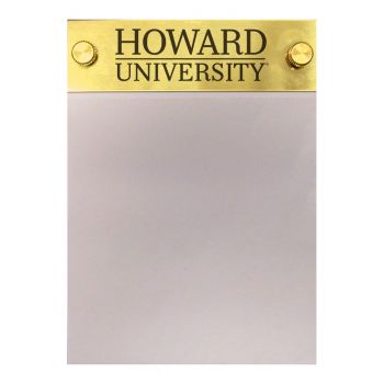 Brushed Stainless Steel Notepad Holder - Howard Bison