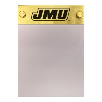Brushed Stainless Steel Notepad Holder - James Madison Dukes