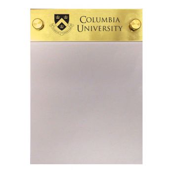 Brushed Stainless Steel Notepad Holder - Columbia Lions
