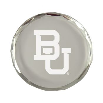 Crystal Paper Weight - Baylor Bears