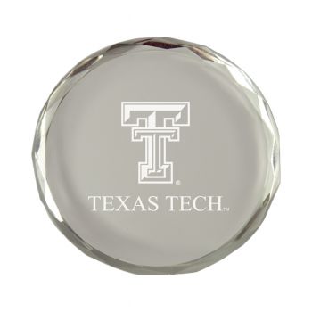 Crystal Paper Weight - Texas Tech Red Raiders