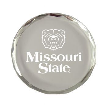 Crystal Paper Weight - Missouri State Bears