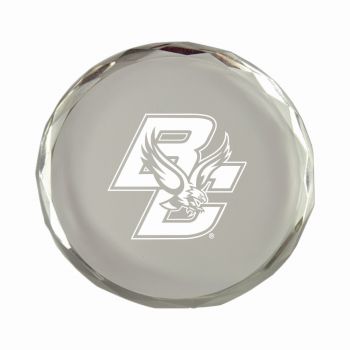 Crystal Paper Weight - Boston College Eagles