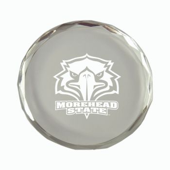 Crystal Paper Weight - Morehead State Eagles
