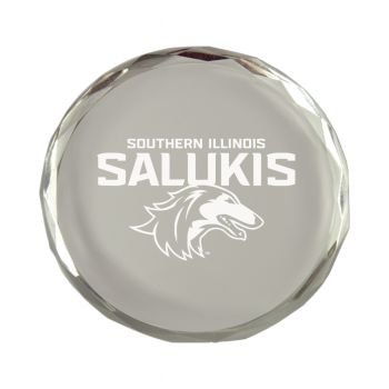 Crystal Paper Weight - Southern Illinois Salukis